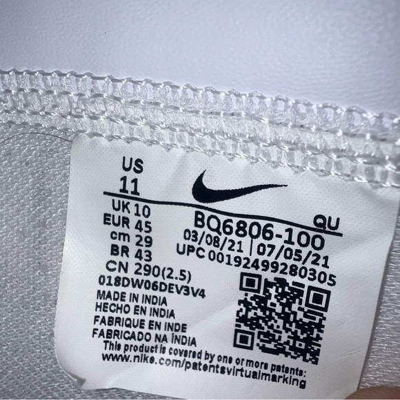 White and Black Men’s Nike Blazers - Picture 3 of 3